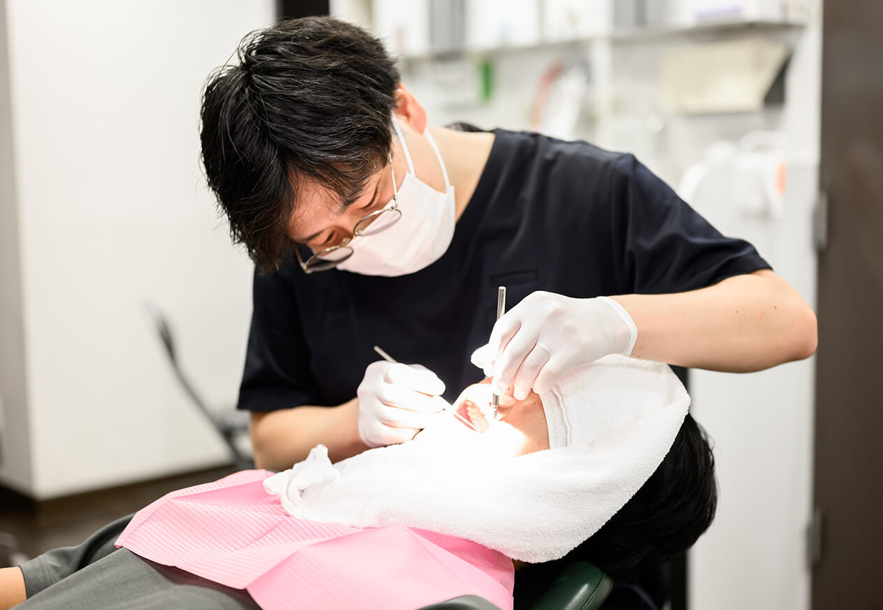 予防歯科で、生涯自分の歯とともに